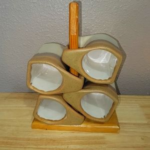 Rodolfo Padilla set of 4 stacking mugs.